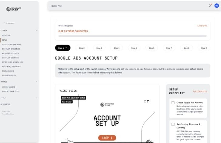 SaaS Ads Studio screenshot